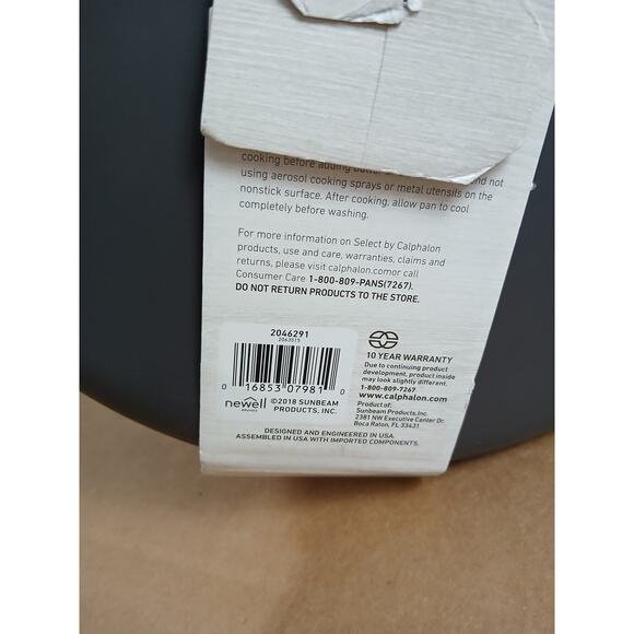 NWT Select by Calphalon Hard-Anodized Nonstick 7-Quart Dutch Oven with Cover - Picture 7 of 7